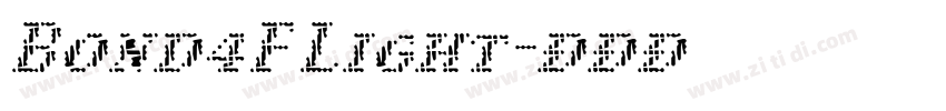 Bond4F Light字体转换 Bond4F Light字体转换
